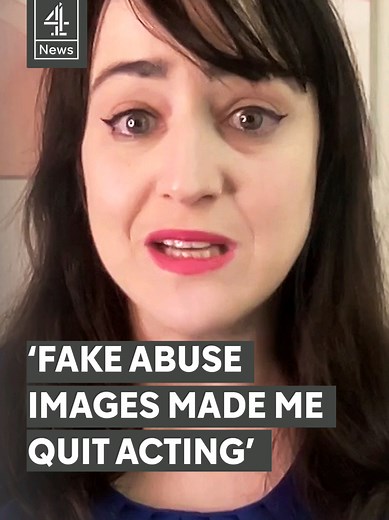 'I could not stop crying... It may have been one of the factors that led me to not want to act anymore.' Actress and child star Mara Wilson opened up about how fake child sexual abuse material made of her after starring in big films like Matilda made her feel 'incredibly devastated' and warns that AI can make what happened to her 'happen to any woman or child.' #Hollywood #AI #Matilda #Film #C4News