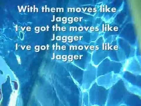 Moves like Jagger -Maroon 5 lyric video (Clean)