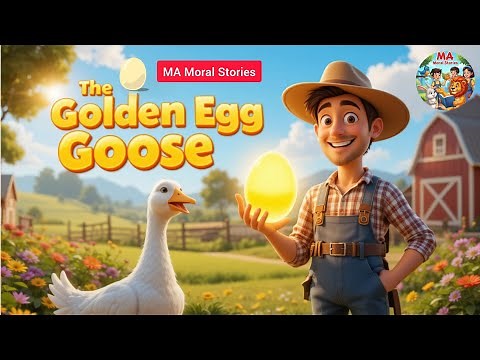 The Goose That Laid the Golden Eggs 🥚 | Short English Moral Stories for Kids | Kids Bedtime Stories