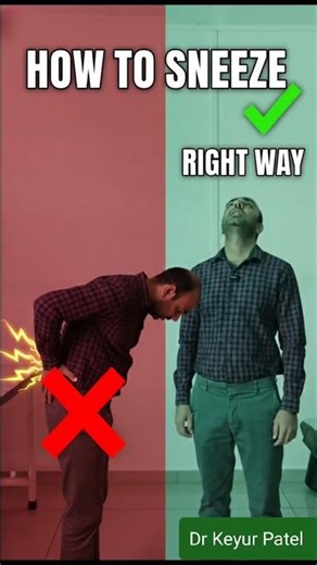 Why Sneezing Hurts Your Back? (Scientific Reason) 🧬 #shorts