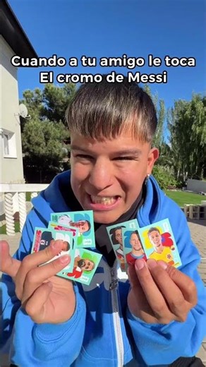 POV: Cuando A Tu Amigo Le Toca El cromo De Messi 😂🚀 Paul Ferrer #short