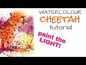 Wildlife WATERCOLOUR painting TUTORIAL