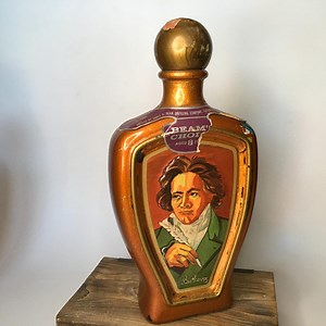 Vintage Collectible Jim Beam Bottle Decanter Beam’s Choice Home Bar Décor Ludwig Van Beethoven Art by Edward H Weiss - Etsy