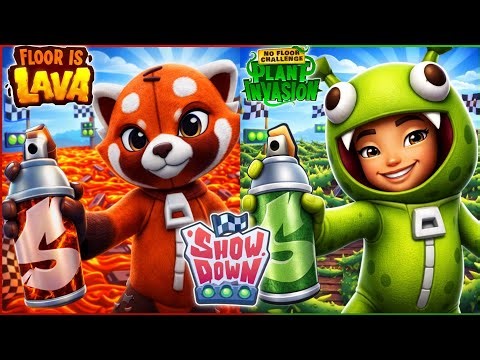 Subway Surfers: Plant Invasion vs Floor Is Lava 🌿🔥 Showdown Race! 🚀