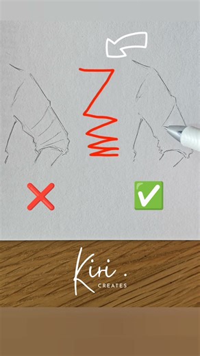 How to draw clothing folds 3 | Don't make this beginner mistake #howtodraw #animetutorial #clothes