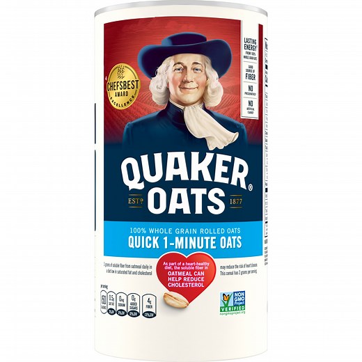Quaker Whole Grain Oats Quick 1-Minute Instant Oats 18oz