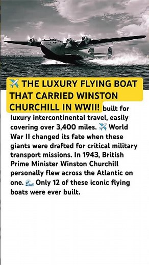 CHURCHILL'S BOEING 314 FLYING BOAT #history #military #aviation #aircraft #ww2 #machinery #usa