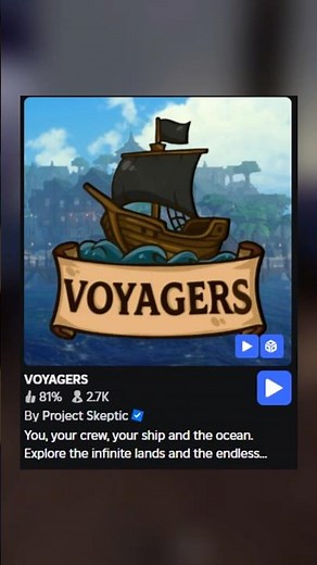 Roblox Game: Voyagers