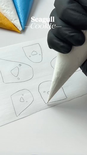 Seagull Recipes and Cutters link in bio #cookiedecorating #oddlysatisfying #sea | The-end2