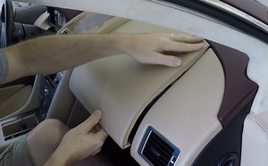 Installing the Passenger Side Instrument Dash Panels in an Aston Martin DB9 or DBS