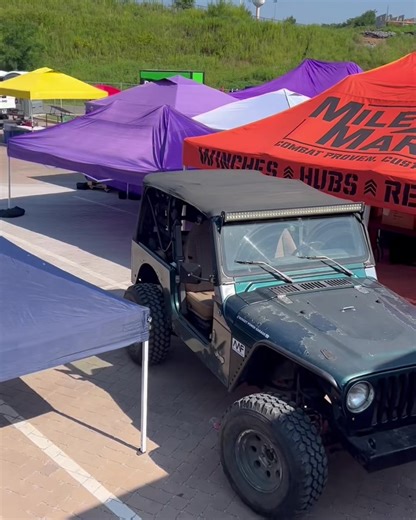 Rolling into Great Smoky Mountain Jeep Invasion - 11th Annual for load in and setup. #ironrockoffroad #madeintheusa #jeepinvasion | Iron Rock Off Road