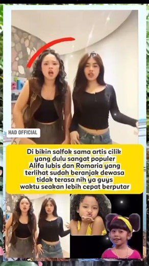 SUDAH DEWASA‼️Wajah Alifa Lubis & Romaria Sekarang Bikin SALFOK😱✨
