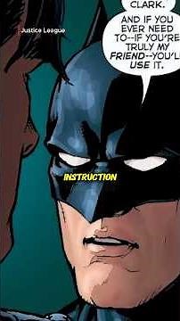 When a Villain Defeated Superman Using Batman's Secret..#comics #superman #shorts #batman