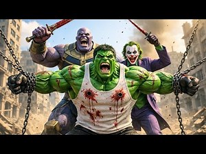 Hulk vs Thonos and joker Full fighting scenes