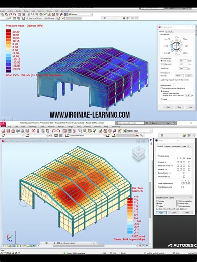 For Design and Analysis of Steel Frame Structures. Get it now: https://www.virginiae-learning.com/collections/autodesk-robot-tutorials-rsa/products/autodesk-robot-2019-tutorial-steel-level-i #steeldetailing #autodeskrobot #civilengineers #steelstructures #civilengineering #structuralengineering #seismicdesign #civilengineer #steelstructure #mechanicalengineering | Autodesk Robot Structural 2026 Tutorials | Facebook