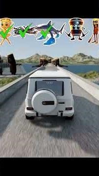 italian brainrot funk Beamng drive broken bridge challenge #beamngdrive