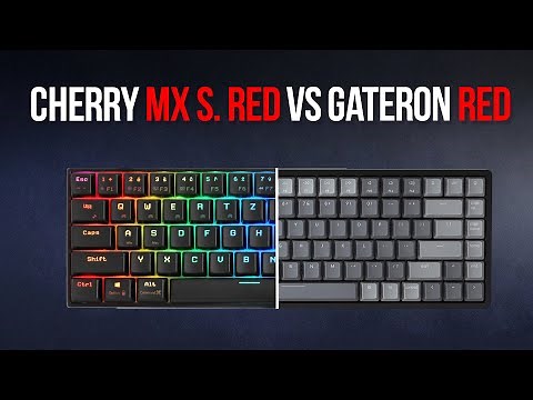 Cherry MX Silent Red vs. Gateron Red | Sound Test Comparison (Different Keyboards)