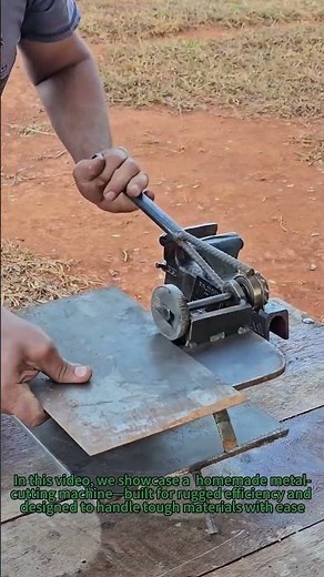 DIY Metal Cutter Build - Simple & Powerful Homemade Tool!"
