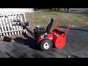 2002 Snapper Snowblower 9266E Heavy duty Snowthrower (10hp 358cc 26 wide)