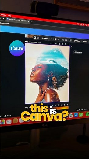 Double Exposure Effect in Canva