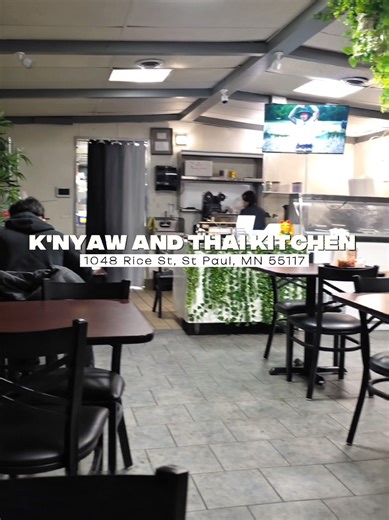 K'nyaw and Thai Kitchen 📍1048 Rice St, St Paul, MN 55117 Been hearing about this place through the grapevine and it did not disappoint! You know I love me my boat noodles and moo krob. Both 🔥🔥. Make sure to check this place out! #food #fyp #asian #foodreview #minnesota