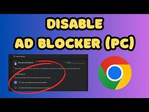 How To Disable Ad Blocker In Google Chrome On Your PC Or Laptop