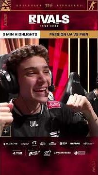 Passion UA vs paiN - Match in 3 Minutes - BLAST Rivals Hong Kong 2025