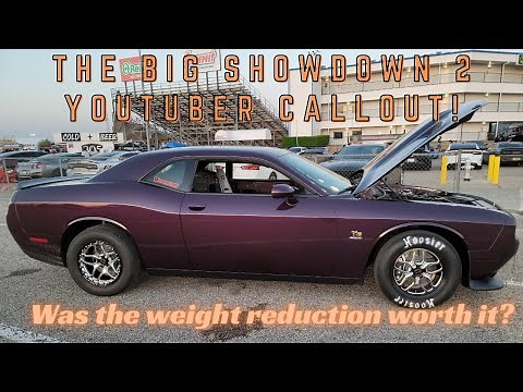 Weight Reduced Challenger 1320 runs 11.3 with Stock N/A 392 at The Big Showdown YouTuber Callout