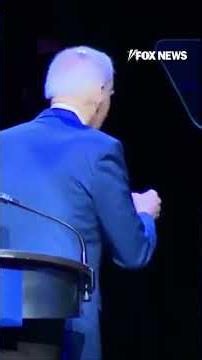 WATCH: Biden appears UNCERTAIN about where to exit the stage #shorts #news #us #foxnews