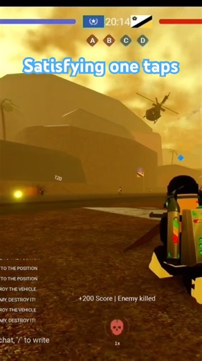 Satisfying one taps #roblox #polybattle #fps #proplayer