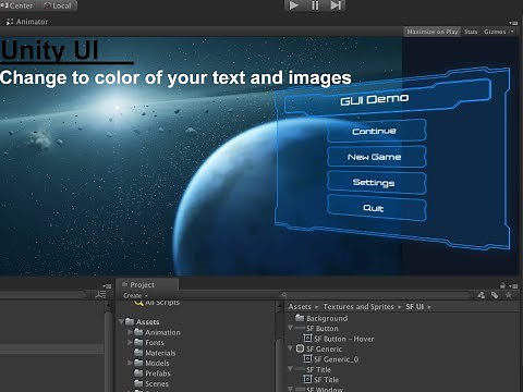 HOW TO CHANGE UI COLOR IN UNITY