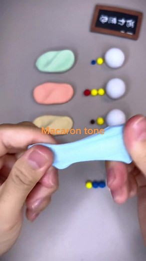 Macaron tone🥰#clay #handmade #foryou #diy