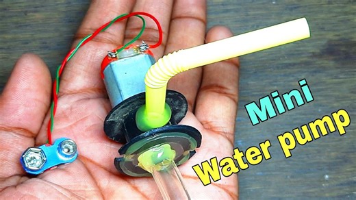 Create Your Own Mini Water Pump Using a DC Motor