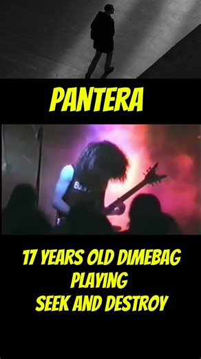 17-Year-Old Dimebag Darrell's Insane Seek and Destroy (1983) #shorts