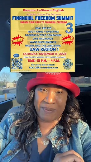 This Saturday, Region 1 is hosting our third Financial Freedom Summit — a signature series dedicated to building generational wealth through real education and real opportunity. At Region 1, we believe that changing your mindset is the first step to changing your future. If you surround yourself with people who aren’t growing, you won’t grow. But when you put yourself in rooms with people who invest, build, and elevate — that’s when doors open. That’s exactly what we’re creating at Region 1. Joi
