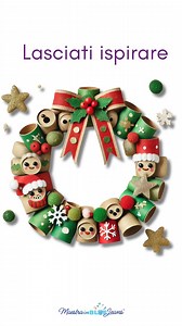 4.2K views · 50 reactions |  Ghirlanda Natalizia con Rotoli di Carta...