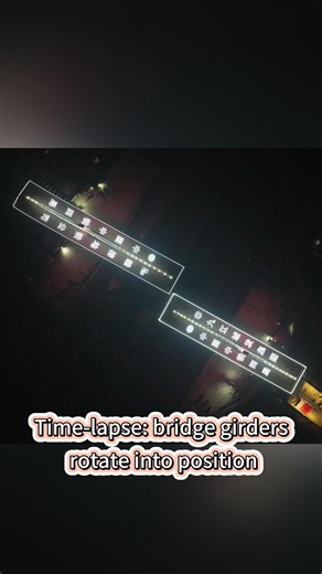 8.8K views · 71 reactions | Stunning "bridge ballet": a time-lapse video of two swivel girders rotating to their targeted position in east China's Lushan. #China #bridge #rotation #ArchitecturalWonder | China Xinhua News | Facebook