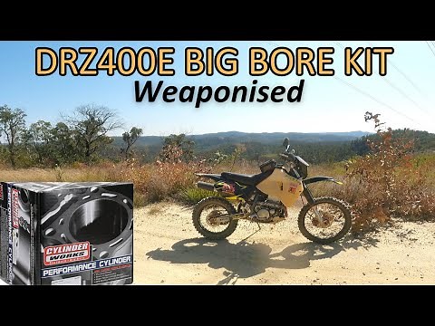 Suzuki DRZ400E Big Bore Kit Review || Cylinder Works 434cc