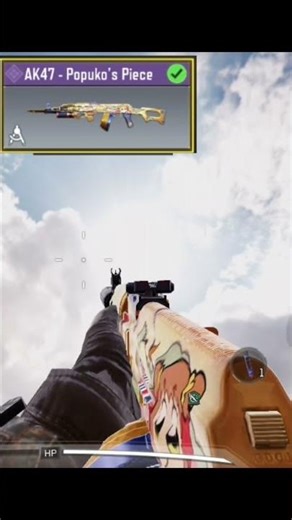 AK47 - Popuko’s Piece skin from the Pop Team Epic x CODM collaboration in Season 3 (2026).