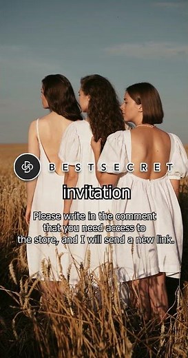 An invitation to the BestSecret! Einladung zum BestSecret! #bestsecret #bestsecretcode