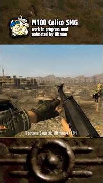 Classic Calico M100 SMG Mod for #Fallout New Vegas