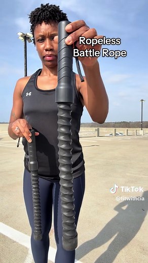 Full Body Workout with Ropeless Battle Ropes