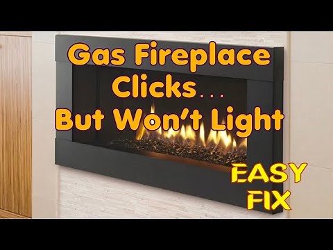 ✨ Gas Fireplace Clicks But Won’t Light🔥 (FIXED) ✨