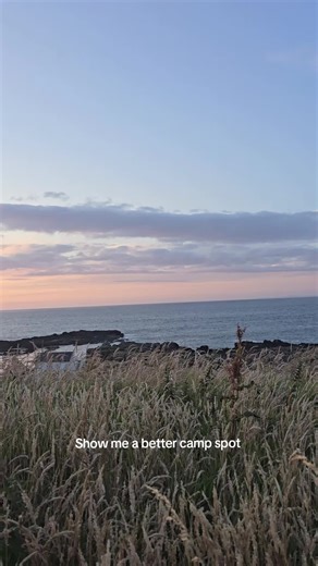 One of the best spots ive camped in Ireland #northernireland #ireland #campinglife #travel #giantscauseway