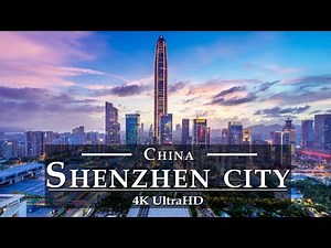Shenzhen City, China by Drone [4K HD] | Stunning Shenzhen Skyline Night - 無人機拍攝的深圳市天際線