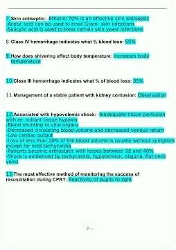 ATLS practice 2022 Exam questions answers6074