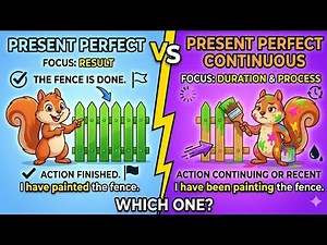 Present Perfect VS Present Perfect continuous