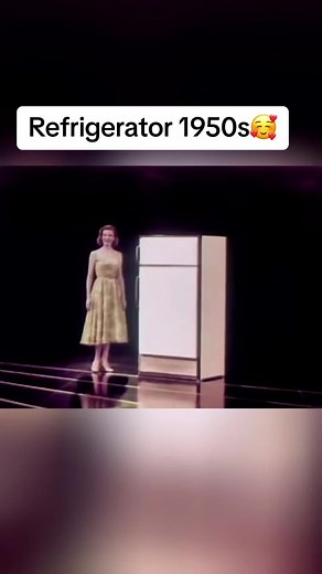 Old School High-End Refrigerator of the 1950s