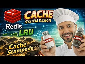 Cache in System Design – Complete Guide | Redis, LRU, Consistency, Stampede, Hot Key