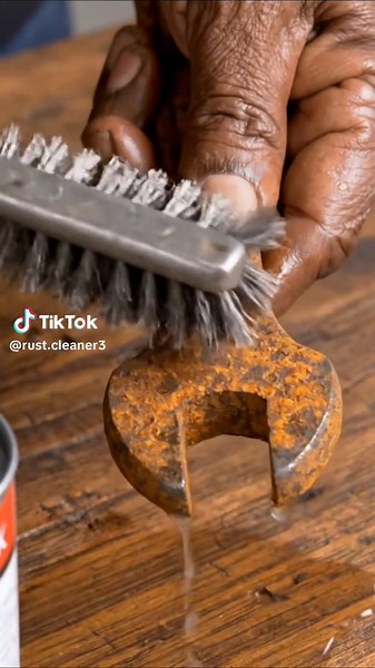 Satisfying Rust Removal Transformation of an Old Wrench